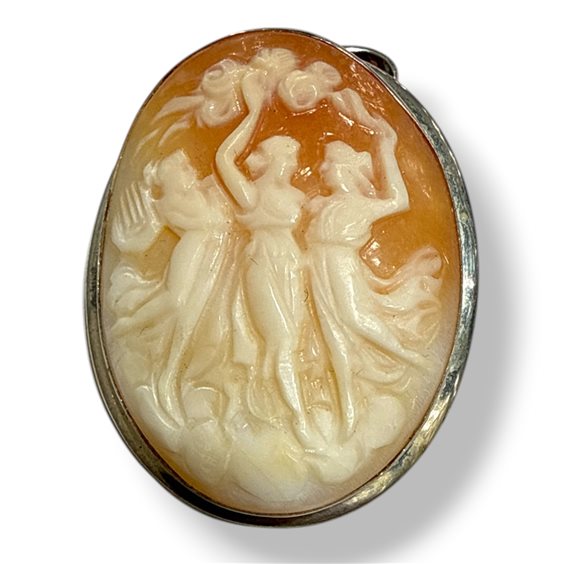 Brosche Mandile 1922 Dame Cammei antichi in Silber Conchiglia 2MSPCM177 - 2MSPCM177